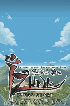 Izuna - Legend of the Unemployed Ninja (USA) screen shot title